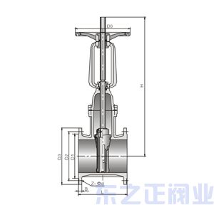 软密封闸阀外形图